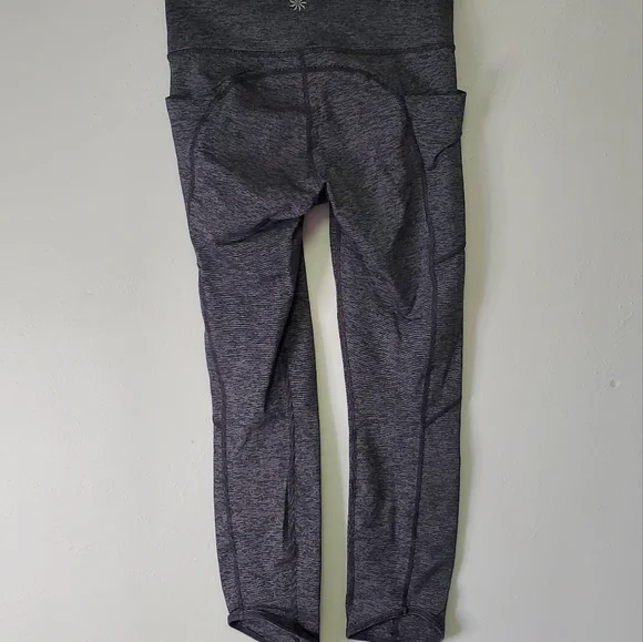 Athleta/ Gray Capri Leggings - Picture 3 of 7